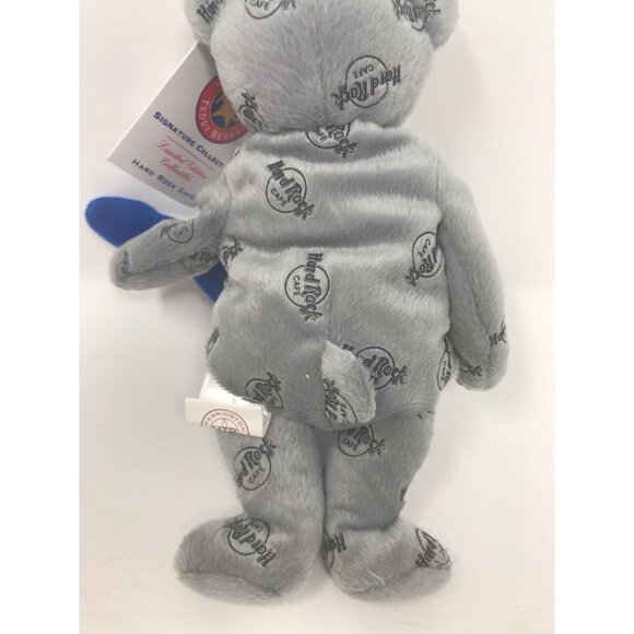 Hard Rock Cafe Singapore Beanie Bear With Guitar New Signature Collection - Picture 4 of 5
